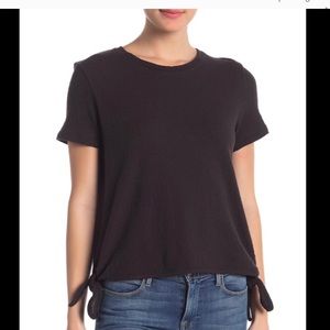 Black madewell top. Ties on the sides